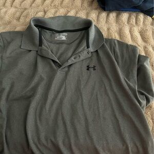 Under Armour Men's Charcoal Polo Shirt